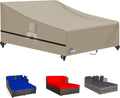 SIRUITON Garden Patio Rattan Daybed Cover Patio Bed Cover 61" W x 48" D x 37" H by SIRUITON