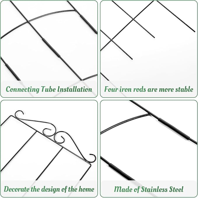 4 Pack 32'' Plant Trellis Indoor - Image 3