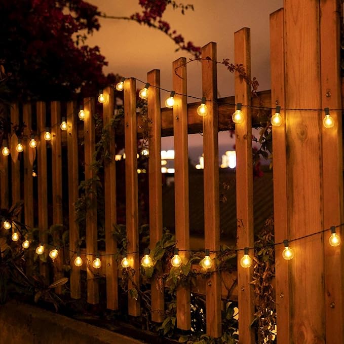 Mlambert 200Ft LED Outdoor String Lights Waterproof Dimmable G40 Globe Patio - Image 6