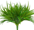 6Pcs Artificial Grass Fake Plants 17.3in 16 Leaves Outdoor Fake Grass UV by Phliofd