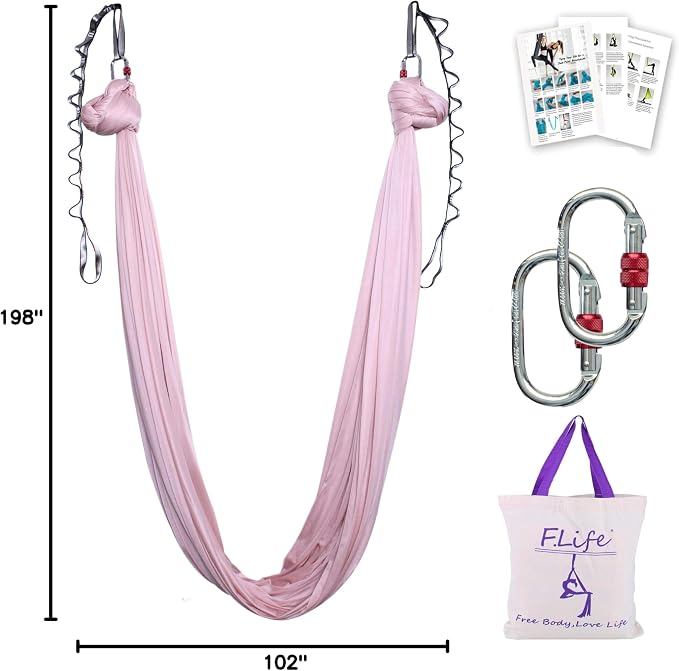 F.Life Aerial Silk Yoga Hammock & Swing - Image 8