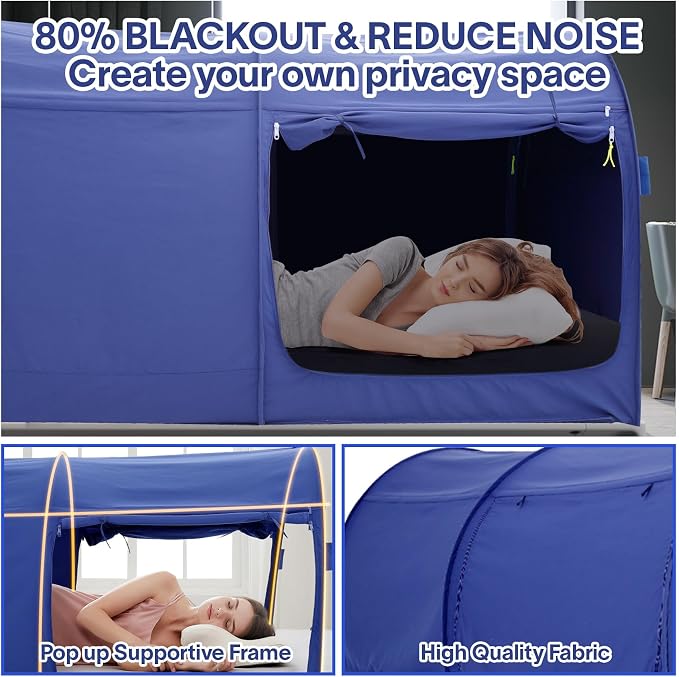 Alvantor® Bed Canopy Bed Tents Dream Tents Privacy Space Full Size Sleeping - Image 5