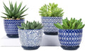 Selamica Ceramic Plant Pots, 4.6 Inch Flower Pots by Selamica