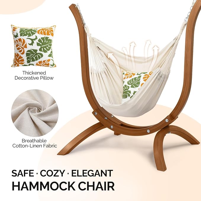 Oncloud Boho Hanging Chair Set - Image 3