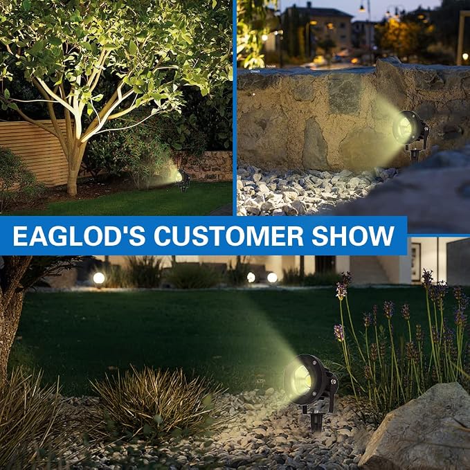 EAGLOD 20W Led Spotlights Outdoor Landscape Lights, Low Voltage Led Landscape - Image 8