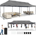 COBIZI 10x30 Pop up Canopy Tent Heavy Duty Without Sidewalls, Easy Set-up by COBIZI