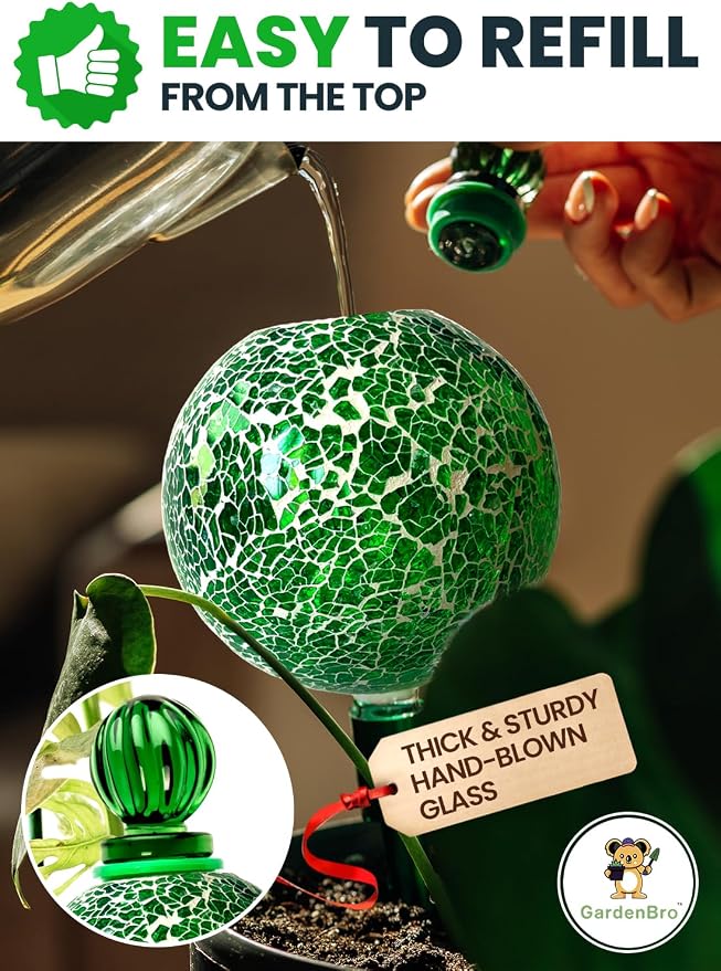 16 Oz Plant Watering Globes for Indoor Plants - Image 3