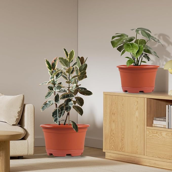 Outdoor Flower Pots 5 Packs 13 inch pots - Image 5