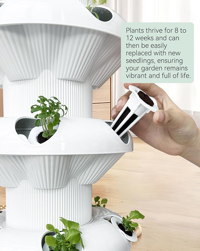 Vertical Hydroponics Growing System Kit, Indoor Outdoor Gardening System Kits - Image 8