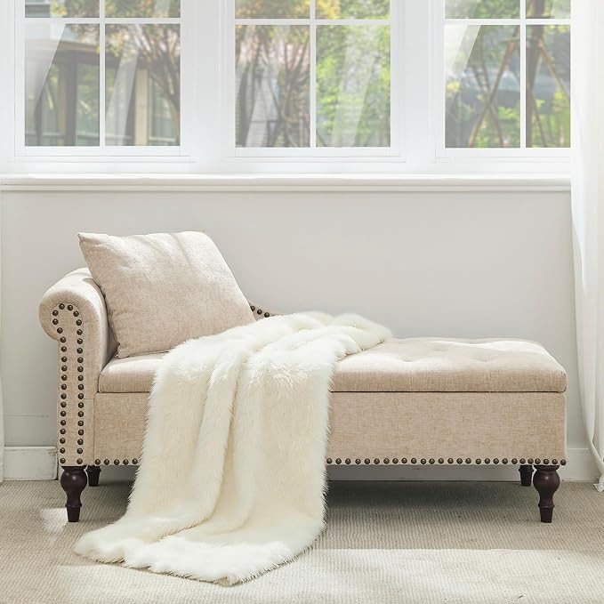 56.6" Wide Chaise Lounge Indoor - Image 8