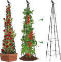 2Pack Garden Trellis for Climbing Plants Outdoor Indoor Pot 67'' Cucumber by MYMULIKEHOME