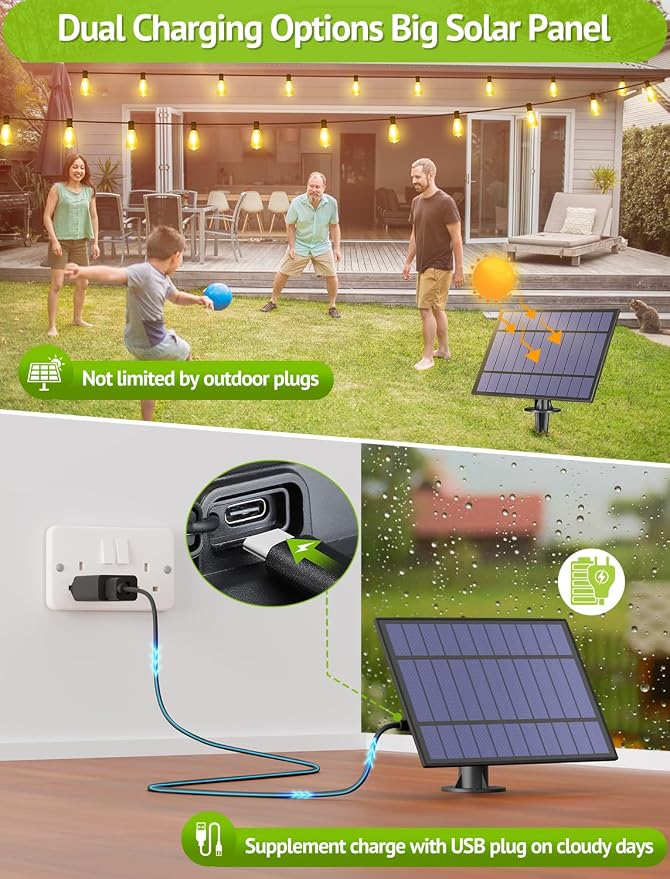 48FT Solar String Lights Outdoor - Image 5