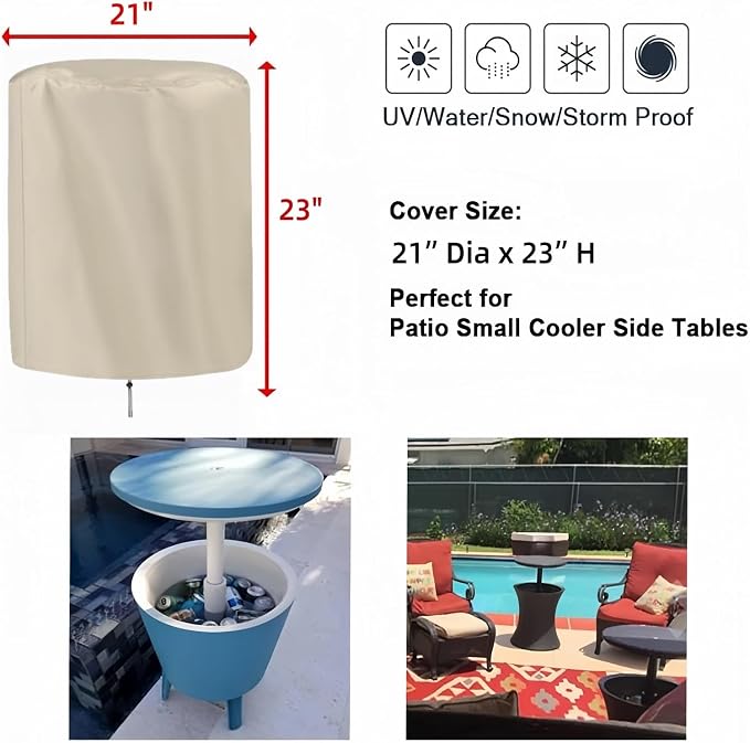 Cool Bar Table Cover Waterproof & UV-Resistant - Image 2