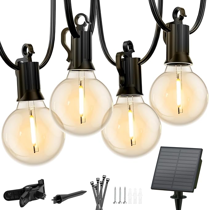 Minetom 158FT Solar String Lights Outdoor by Minetom