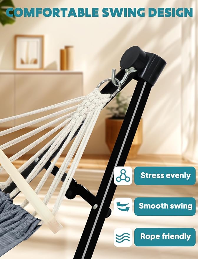 Anyoo 2 in 1 Hammock and Swinging Chair - Image 6