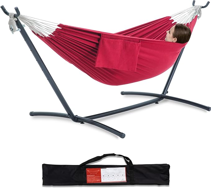 PNAEUT Double Hammocks with Stand by PNAEUT