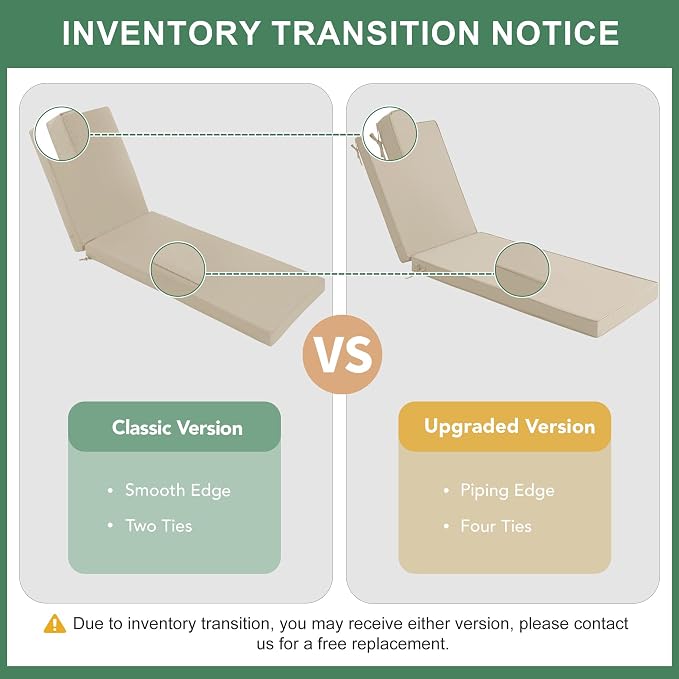 Chaise Lounge Cushions Outdoor - Image 9