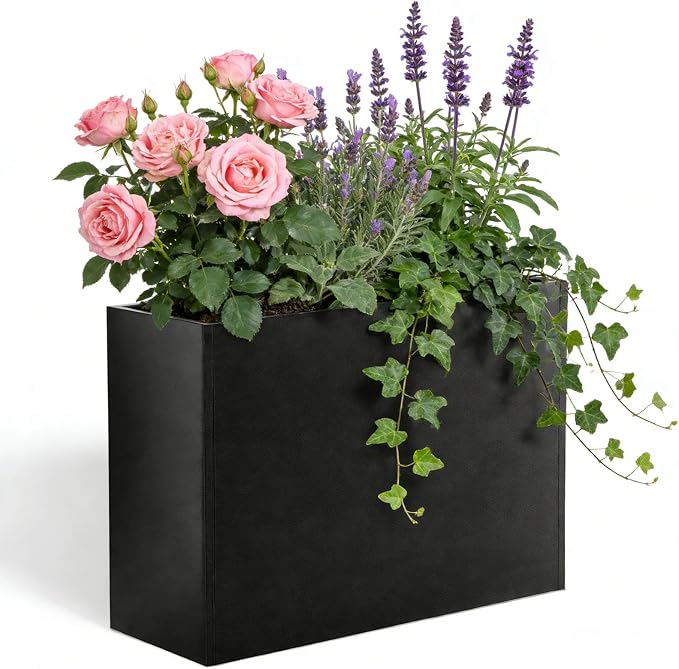 Metal Rectangular Planter, Metal Planter Box by ZeeitGluu