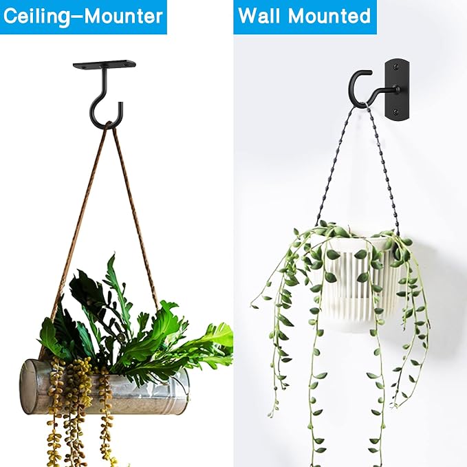 4in Ceiling Hooks for Hanging Plants 4Pack for Plants - Image 4