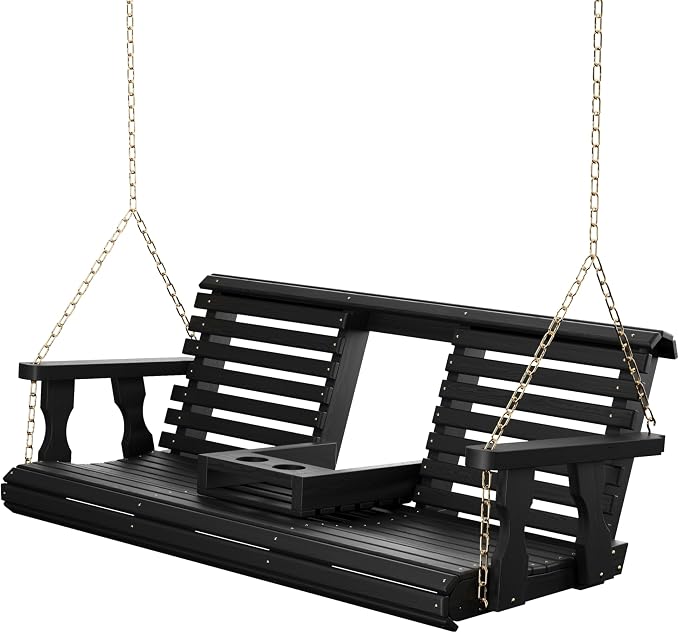 Porchgate Amish Heavy Duty Console Porch Swing by Porchgate