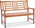 VEVOR Wood Outdoor Bench, 2-Person Garden Bench by VEVOR
