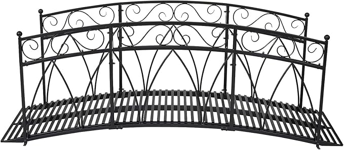 JSUN7 8 Ft Metal Garden Bridge by JSUN7