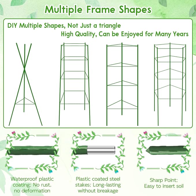 Riare 8 Pack 5.2 FT Tomato Cages - Image 5