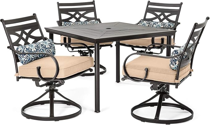 Hanover Montclair 5-Piece Patio Dining Set by Hanover