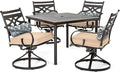 Hanover Montclair 5-Piece Patio Dining Set by Hanover