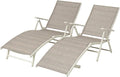 Devoko Lounge Chairs for Outside Patio Chaise Lounge Outdoor Poolside by DEVOKO