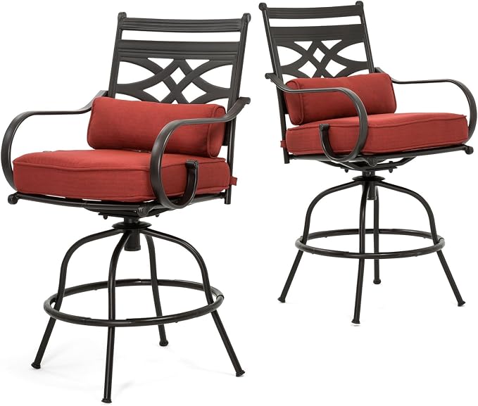 Hanover Montclair Outdoor Patio Conversation Set - Image 13