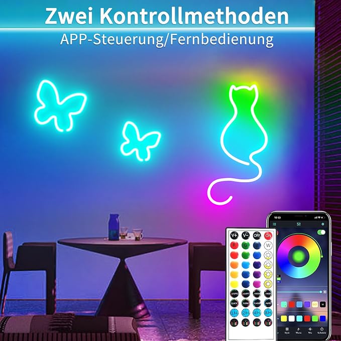 132FT Neon LED Rope Lights IP65 Waterproof LED Lights - Image 2