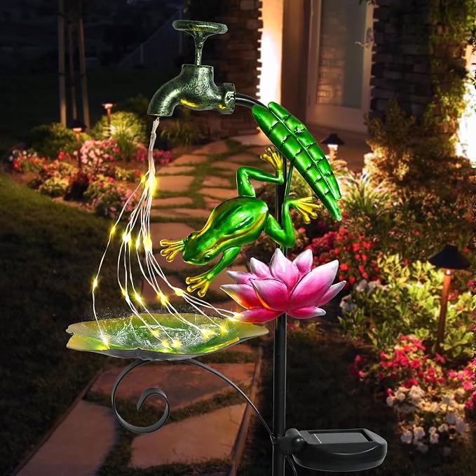 Solar Outdoor Lights Decorative Solar Frog Lights - Image 5