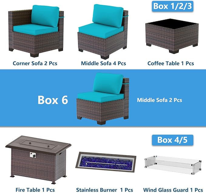 Outdoor Patio Furniture Set - Image 8