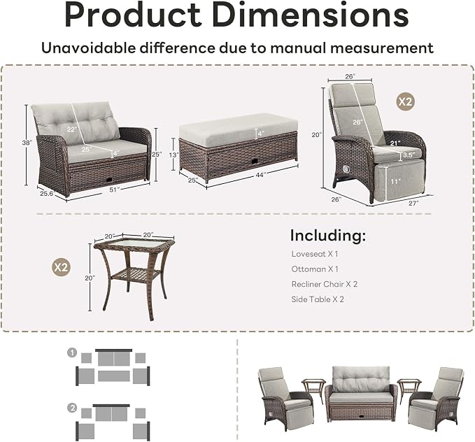Belord Patio Furniture Set - Image 2