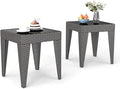 Kinfant Rattan Patio Side Table by Kinfant