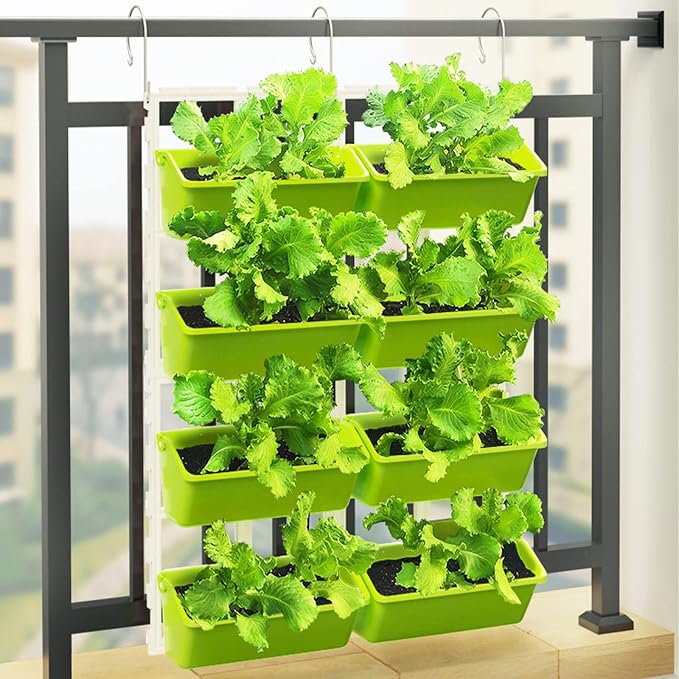 LOYALHEARTDY Vertical Garden Wall Planter Wall Mounted Planter 4-Tier Vertical by LOYALHEARTD