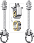 SELEWARE Heavy Duty Bearing Swing Hangers, 2 Pack Stainless Steel Swing Set by SELEWARE