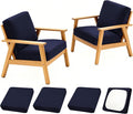 4Pcs Patio Stretch Cushion Covers, Outdoor Sofa Replacement Cover Slipcovers by BIETYONE
