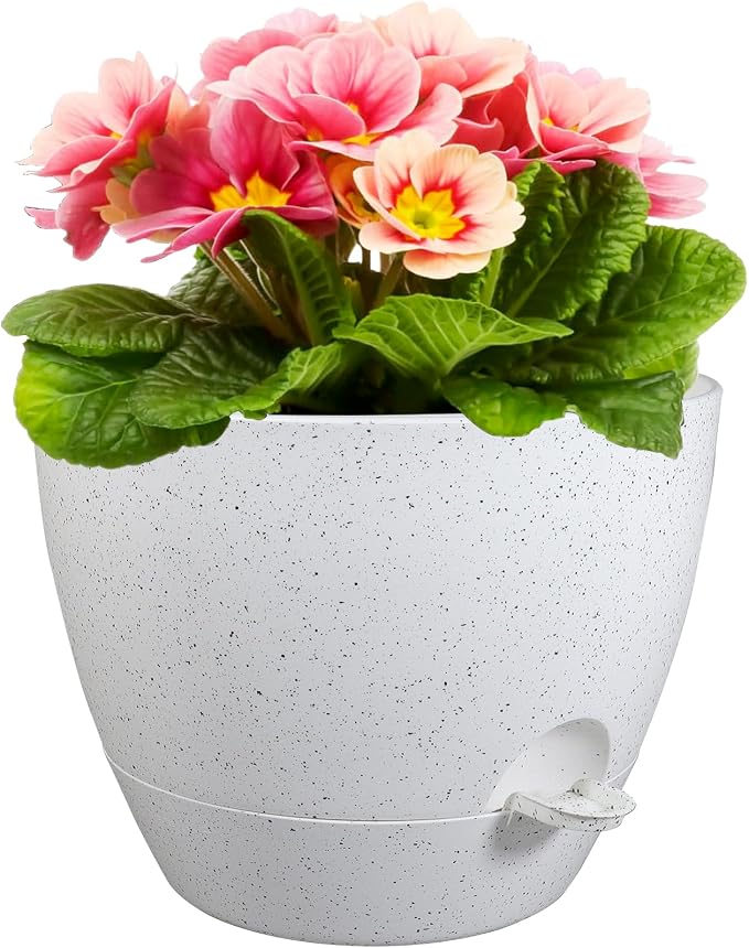 12 inch Large Self Watering Pots by Meowell