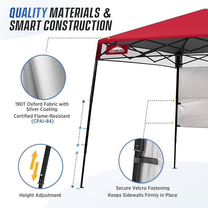 EAGLE PEAK 8x8 Pop Up Canopy Tent - Image 7