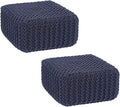 REDEARTH · Cube Low Pouf Foot Stool Ottoman by REDEARTH