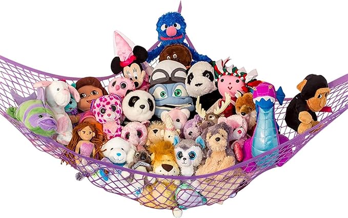 Lilly's Love Large Stuffed Animal Hammock | Corner Hanging Organizer, Stuffed by LillysLove