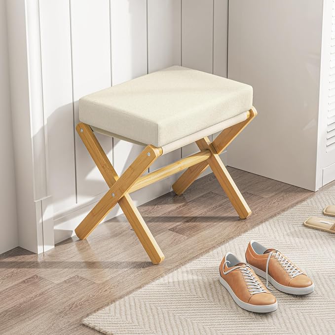 Foldable Foot Stool Ottoman, Modern Foot Rest - Image 2
