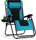 PHI VILLA XXL Oversized Padded Zero Gravity Chair, Foldable Patio Recliner by PHIVILLAThepioneerofcomfortablehouseholdsupplies