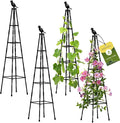 4 Pack Garden Trellis for Climbing Plants Outdoors, Vegetables by MQHUAYU