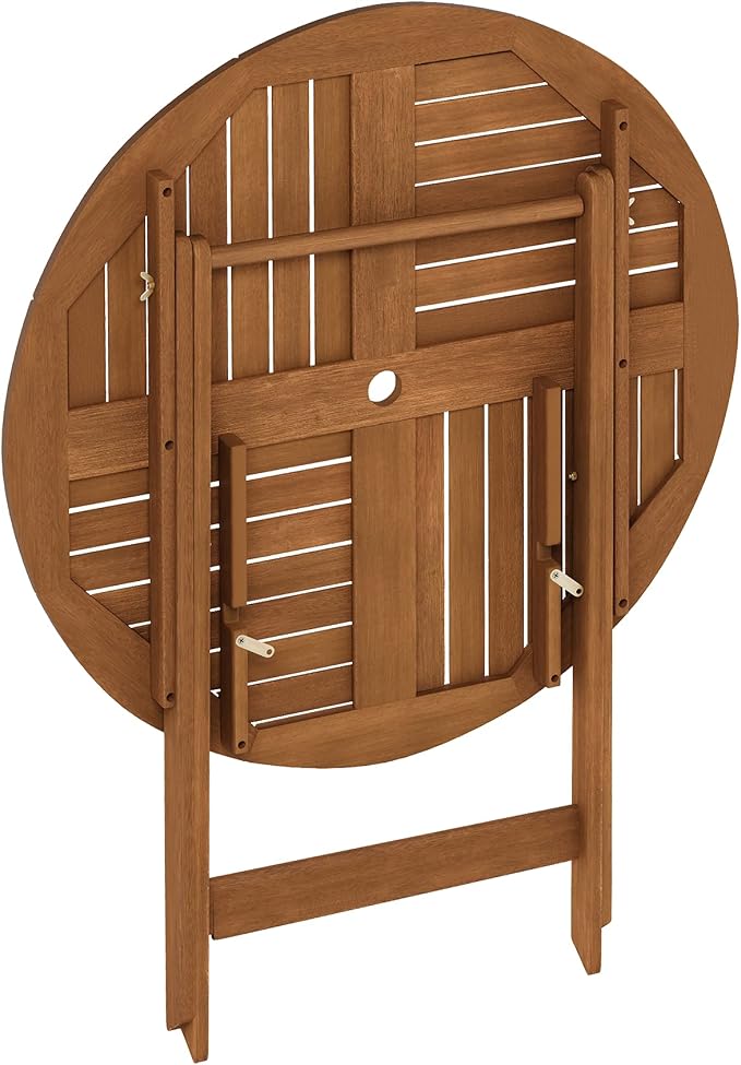 Furinno FG19061F Tioman Outdoor Hardwood Sunlight Folding Table - Image 4