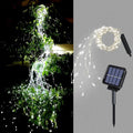 ZNYCYE Solar Waterfall Fairy Bunch Lights Outdoor Waterproof 200LEDs 8 Modes by ZNYCYE