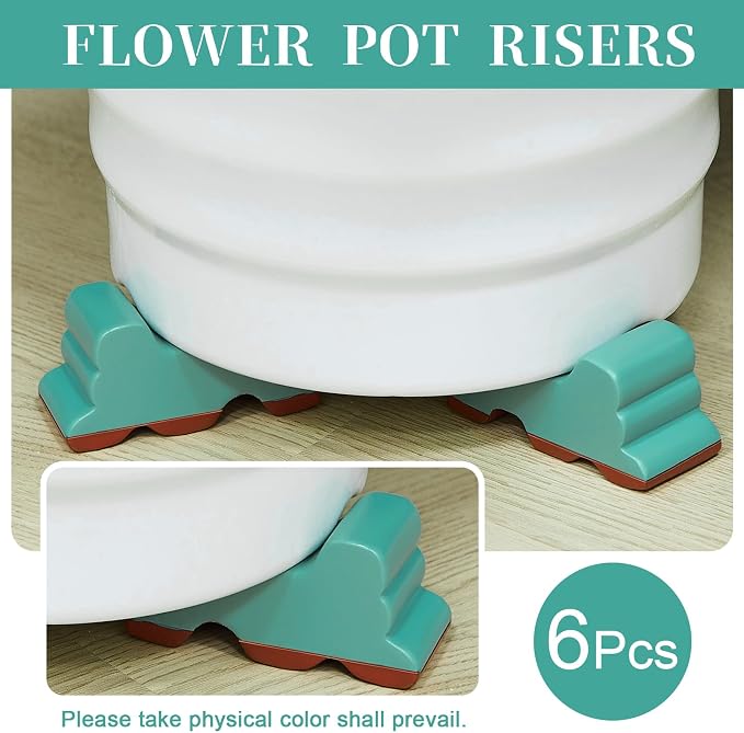 Kigeli 6 Pcs Resin Garden Pot Feet - Image 6