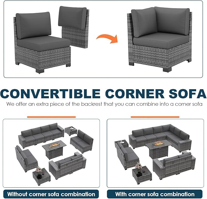 13 Piece Patio Furniture Set - Image 7